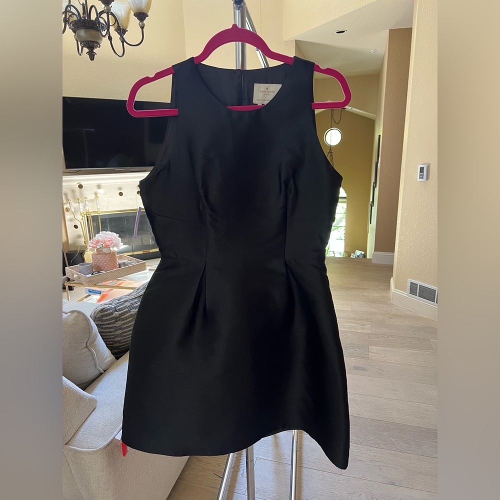 Black Kate Spade Dress. Size 8. Jeweled Back of Dress.